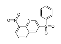 3-Benzenesulfonyl-8-nitro-quinoline