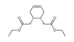 4α,5α-diethoxycarbonylmethyl-1-cyclohexene