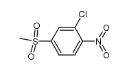 2-chloro-4-(methylsulfonyl)nitrobenzene