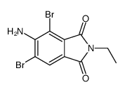 5-amino-4,6-dibromo-2-ethylisoindole-1,3-dione