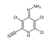 3,5,6-trichloro-4-hydrazinylpyridine-2-carbonitrile
