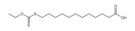 12-((ethoxy(thiocarbonyl))thio)dodecanoic acid
