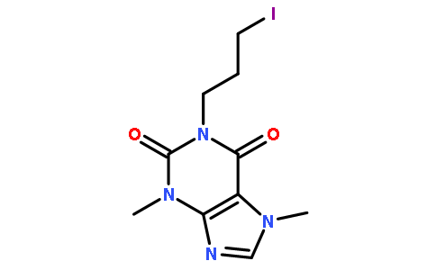 1-(3-iodopropyl)-3,7-dimethylpurine-2,6-dione