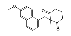 2-[(6-methoxynaphthalen-1-yl)methyl]-2-methylcyclohexane-1,3-dione