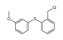 1-(chloromethyl)-2-(3-methoxyphenyl)sulfanylbenzene