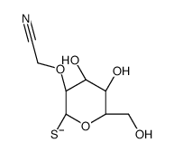 (2S,3R,4S,5R,6R)-3-(Cyanomethoxy)-4,5-dihydroxy-6-(hydroxymethyl) tetrahydro-2H-pyran-2-thiolate (non-preferred name)