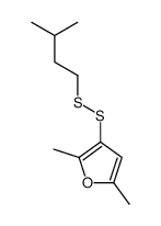 2,5-dimethyl-3-(3-methylbutyldisulfanyl)furan