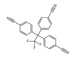 4-[1,1-bis(4-cyanophenyl)-2,2,2-trifluoroethyl]benzonitrile