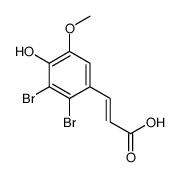 3-(2,3-dibromo-4-hydroxy-5-methoxyphenyl)prop-2-enoic acid