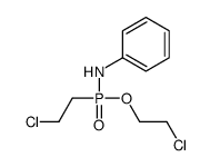 N-[2-chloroethoxy(2-chloroethyl)phosphoryl]aniline