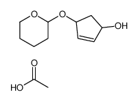 acetic acid,4-(oxan-2-yloxy)cyclopent-2-en-1-ol
