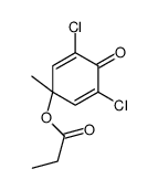 (3,5-dichloro-1-methyl-4-oxocyclohexa-2,5-dien-1-yl) propanoate