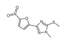 1-methyl-5-methylsulfanyl-3-(5-nitrofuran-2-yl)-1,2,4-triazole
