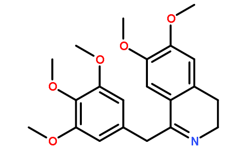 6,7-二甲氧基-1-（3,4,5-三甲氧基苄基）-3,4-二氢异喹啉
