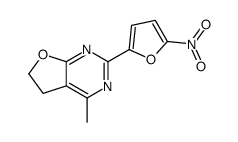 4-methyl-2-(5-nitrofuran-2-yl)-5,6-dihydrofuro[2,3-d]pyrimidine