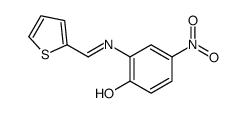 4-nitro-2-(thiophen-2-ylmethylideneamino)phenol