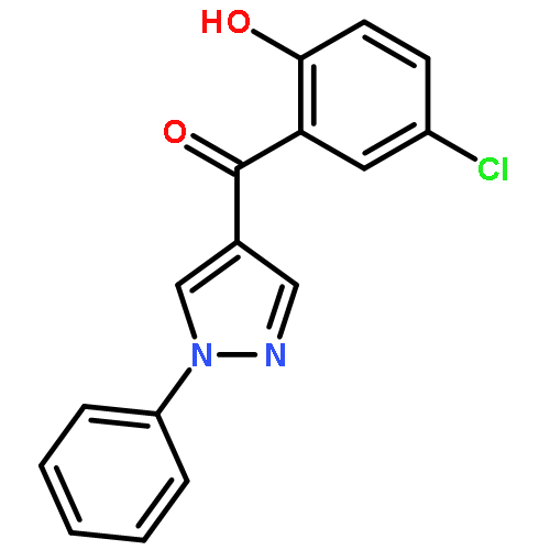 (5-氯-2-羟基苯基)(1-苯基-1H-吡唑-4-基)甲酮