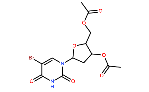 3,5-二-o-乙酰基-5-溴-2-脱氧-d-尿苷