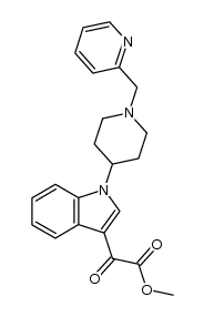 2-氧代-2-(1-(1-(吡啶-2-基甲基)哌啶-4-基)-1H-吲哚-3-基)乙酸甲酯