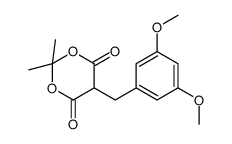 5-[(3,5-dimethoxyphenyl)methyl]-2,2-dimethyl-1,3-dioxane-4,6-dione