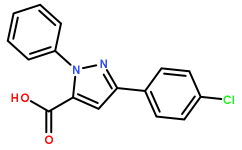 5-(4-氯-苯基)-2-苯基-2H-吡唑-3-甲酸