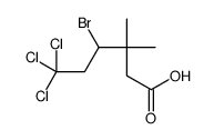 4-bromo-6,6,6-trichloro-3,3-dimethylhexanoic acid