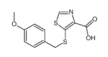 5-[(4-methoxyphenyl)methylsulfanyl]-1,3-thiazole-4-carboxylic acid