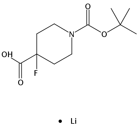 4-氟-1,4-哌啶二羧酸-(1,1-二甲基乙基)酯锂