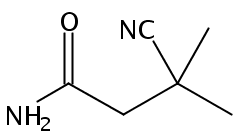 3-氰基-3-甲基丁酰胺