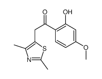 2-(2,4-dimethyl-1,3-thiazol-5-yl)-1-(2-hydroxy-4-methoxyphenyl)ethanone