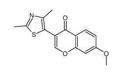 3-(2,4-dimethyl-1,3-thiazol-5-yl)-7-methoxychromen-4-one