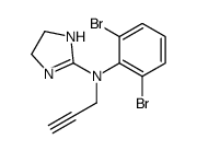 N-(2,6-dibromophenyl)-N-prop-2-ynyl-4,5-dihydro-1H-imidazol-2-amine