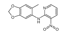 N-(6-methyl-1,3-benzodioxol-5-yl)-3-nitropyridin-2-amine