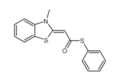(3-methyl-3H-benzothiazol-2-ylidene)-thioacetic acid S-phenyl ester