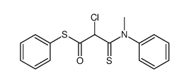 2-chloro-N-methyl-N-phenyl-1,3-dithio-malonamic acid S-phenyl ester