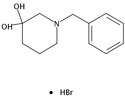 1-苄基哌啶-3,3-二醇氢溴酸