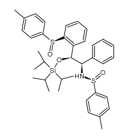 [1R,2S,(S)S]-N-{1-phenyl-2-[(S)-2-(p-toluenesulfinyl)phenyl]-2-triisopropylsilanyloxyethyl}-p-toluenesulfinamide