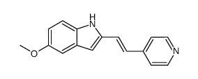 1-(5-methoxy-2-indolyl)-2-(4-pyridyl)ethylene