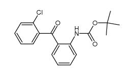 1,1-dimethylethyl [2-(2-chlorobenzoyl)phenyl]carbamate
