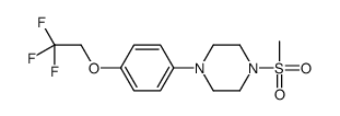 1-methylsulfonyl-4-[4-(2,2,2-trifluoroethoxy)phenyl]piperazine