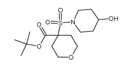 4-(4-hydroxy-piperidine-1-sulfonyl)-tetrahydro-pyran-4-carboxylic acid tert-butyl ester