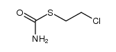 thiocarbamic acid S-(2-chloro-ethyl ester)