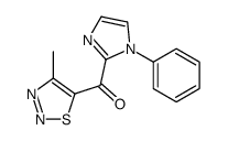 (4-methylthiadiazol-5-yl)-(1-phenylimidazol-2-yl)methanone