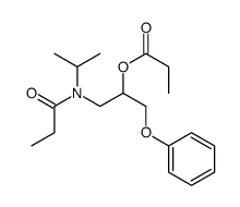 [1-phenoxy-3-[propanoyl(propan-2-yl)amino]propan-2-yl] propanoate
