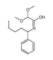 2,2-dimethoxy-N-(1-phenylpentyl)acetamide