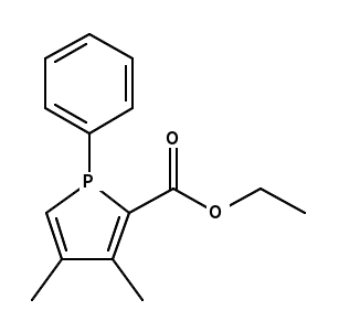 ethyl 1-cyclohexyl-3,4-dimethylphospholane-2-carboxylate