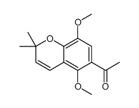 1-(5,8-dimethoxy-2,2-dimethylchromen-6-yl)ethanone