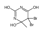 5,5-dibromo-6-hydroxy-6-methyl-1,3-diazinane-2,4-dione