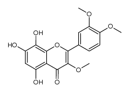 2-(3,4-dimethoxy-phenyl)-5,7,8-trihydroxy-3-methoxy-chromen-4-one