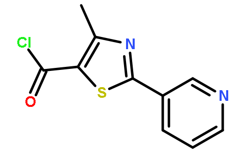 4-甲基-2-(吡啶-3-基)噻唑-5-羰酰氯